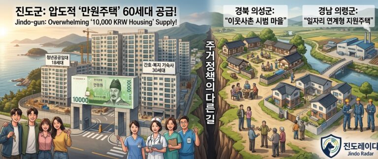 인구소멸막는 지방정책과 진도군 주택공급